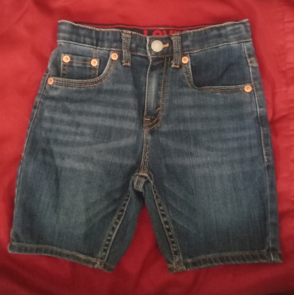 Levis Blue Jean size 7 playing school hangout boy shorts